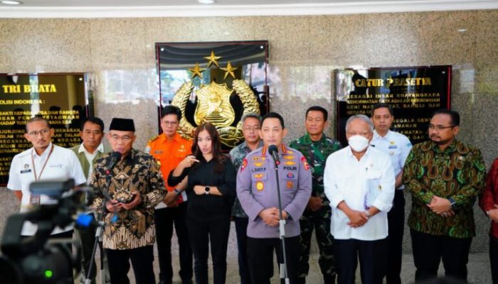Rapat Lintas Sektoral Nataru, Kapolri Pastikan Wujudkan Rasa Aman Bagi Warga