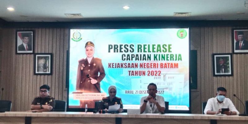 Akhir Tahun 2022, Inilah Pencapaian Kinerja Kejaksaan Negeri Batam!