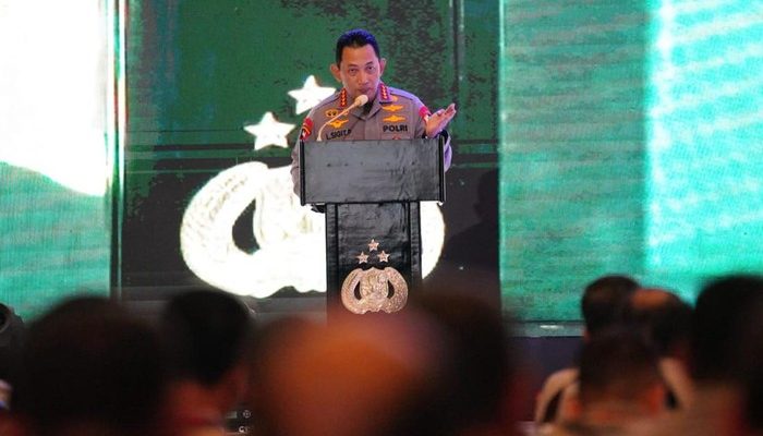 Kapolri Berikan Arahan di Apel Kasatwil 2022