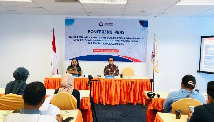 Ombudsman Kepri Umumkan Hasil Penilaian Kepatuhan