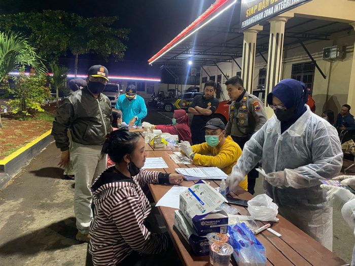 Dalam Rangka Operasi Cipta Kondisi Menjelang Nataru Polres Pati Berhasil Amankan 33 Pemandu Karaoke