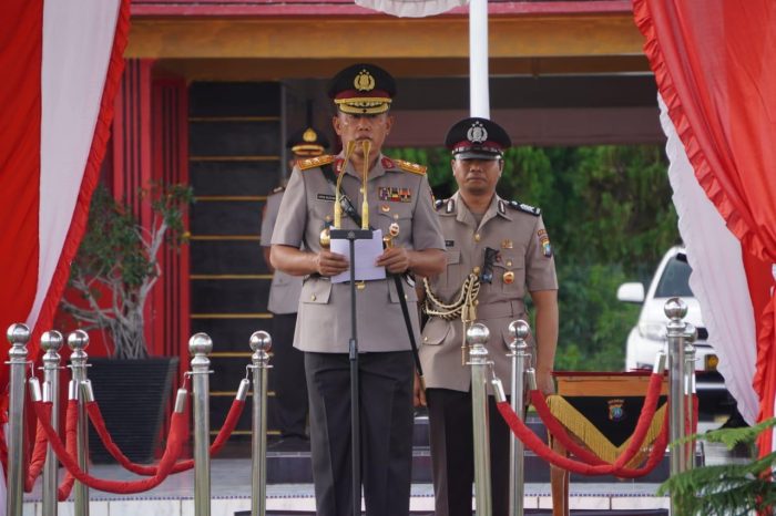 Sebanyak 192 Sisa Brigadir Dilantik Kapolda Kepri di SPN Tanjung Batu Kepri