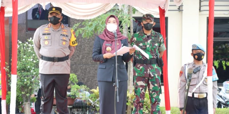 Apel Gelar Pasukan Operasi Lilin Candi 2022, Polres Demak Siagakan 400 Personel