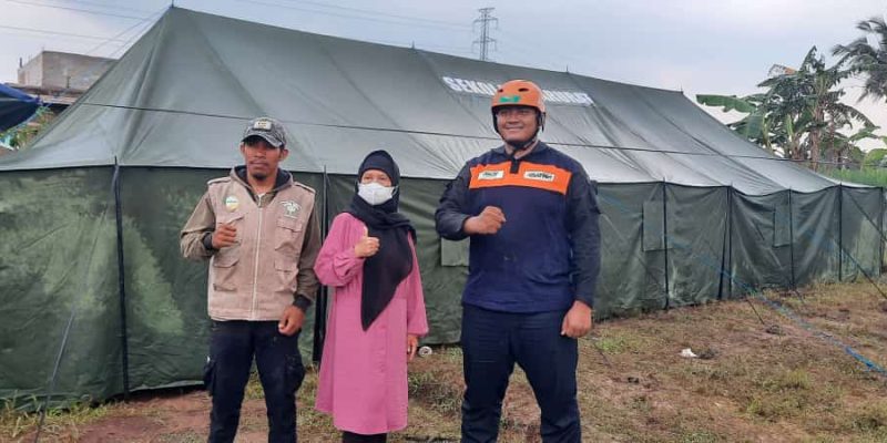 Asar Humanity Dirikan Tenda Bagi Anak Sekolah Korban Gempa