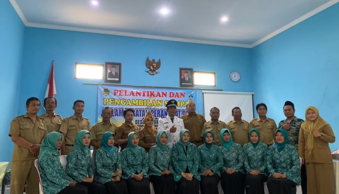 Sukses Pelantikan Perangkat Desa dan Pengambilan Sumpah Jabatan
