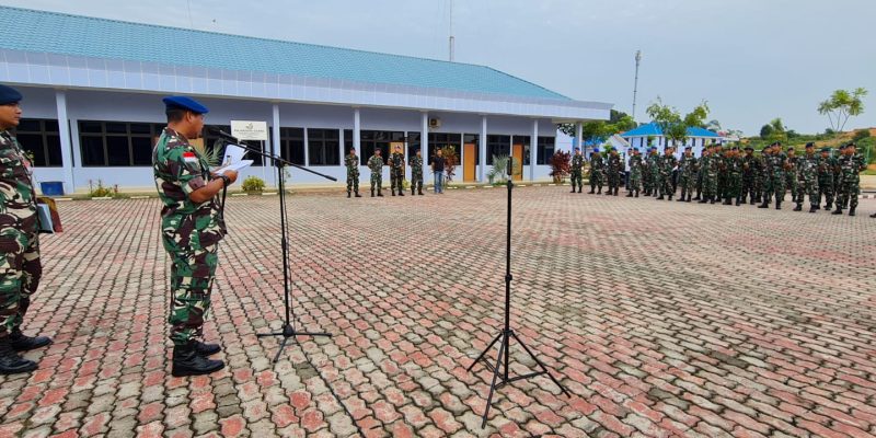 Danlanud Hang Nadim, Letkol Pnb Iwan Setiawan Pimpin Apel Luar Biasa Sambut Tahun Baru 2023