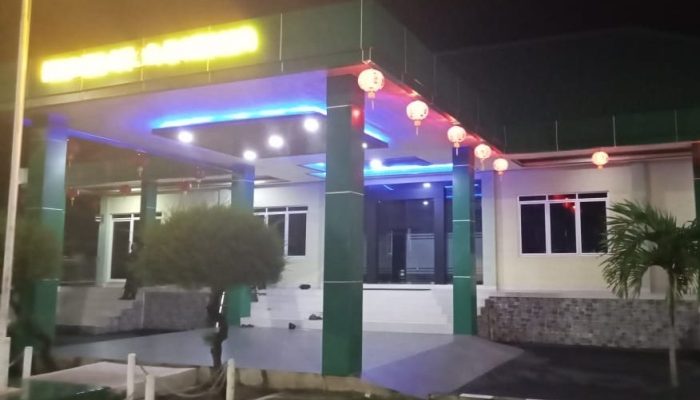 Sambut Imlek Kodim 0736/Batang Di Hiasi Dengan Lampu Lampion