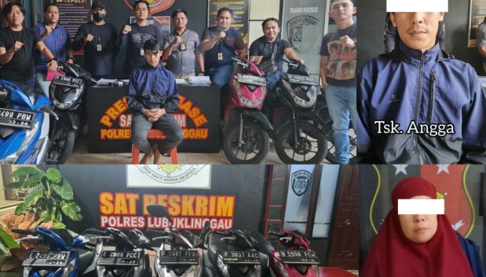Ibu dan Anak Di Lubuklinggau Ditangkap Tim Macan Polres Lubuklinggau Diduga Jadi Penadah Motor Curian Asal Bogor