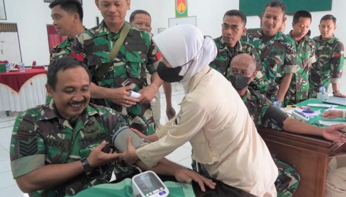 Kepedulian Danrem Wijayakusuma kepada Kesehatan Prajuritnya