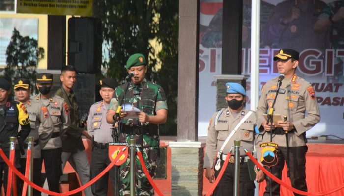 TNI-Polri Banyumas Kompak Jaga Kondusifitas Wilayah Jelang Pesta Demokrasi 2024