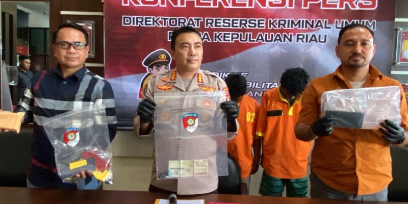Dua Orang Pria di Kota Batam di Ciduk Ditreskrimum Polda Kepri, Usai Lakukan Ini! Haduh
