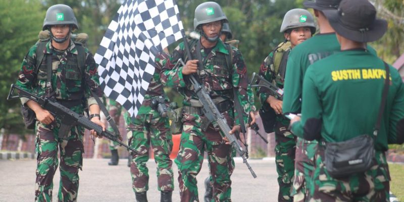 Uji Nilai Perorangan Dasar Yonif 10 Marinir/SBY Laksanakan Hanmars