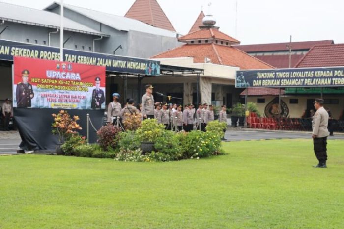 HUT Ke-42, Kapolresta Mojokerto : Sinergi Satpam dan Polri Peduli Untuk Sesama