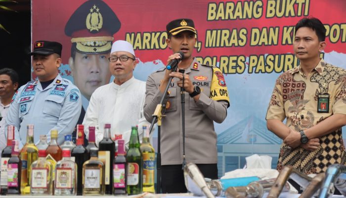 Ketua MUI Kabupaten Pasuruan Beri Apresiasi Penanganan Kasus Narkoba Oleh Polres Pasuruan