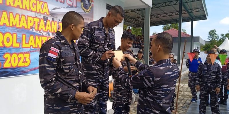 Asah Ketahanan Fisik, Satrol Lantamal IV Gelar Lomba Renang Estafet