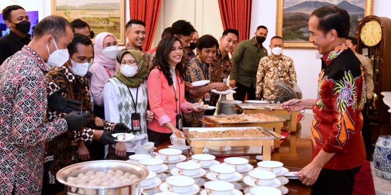 Presiden Jokowi Silaturahmi dengan Wartawan Istana