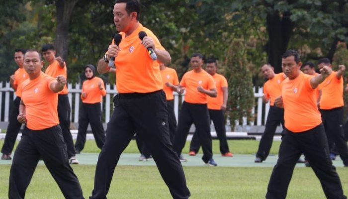 Pangkoopsud I melatih langsung Anggota Makoopsud I, Olahraga Beladiri Shorinji Kempo