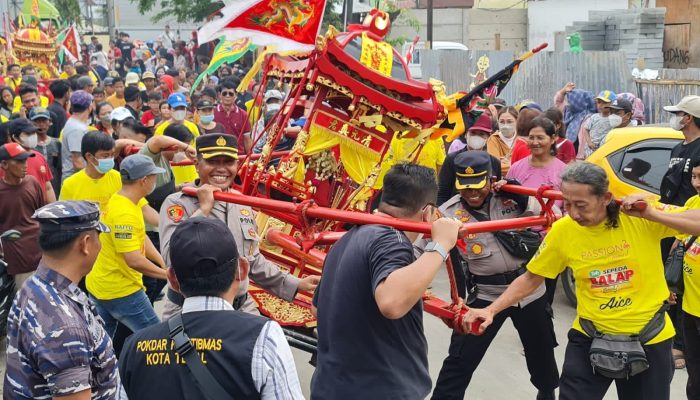 Polres Tegal Kota Gelar Pengamanan Perayaan Tahun Baru Imlek dan Sejit YM Kongco Tek Hay Cin Jin 2574/2023