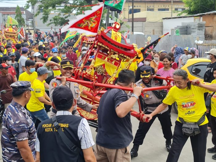 Polres Tegal Kota Gelar Pengamanan Perayaan Tahun Baru Imlek dan Sejit YM Kongco Tek Hay Cin Jin 2574/2023
