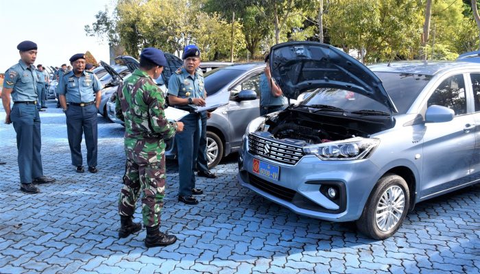 Wujud Pembinaan Dan Pengawasan, Lantamal IV Gelar Apel Kendaraan Dinas