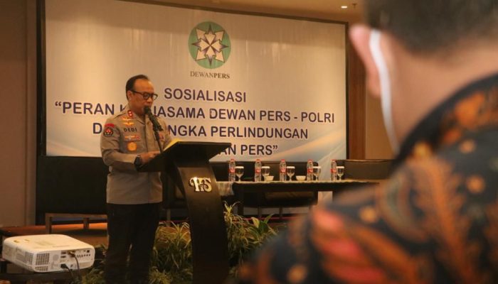 Polri dan Dewan Pers Sosialiasi Perlindungan Kemerdekaan Pers