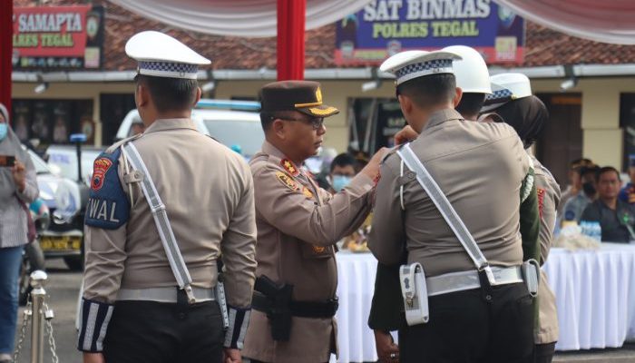 Polres Tegal Gelar Operasi Keselamatan Lalulintas Candi 2023