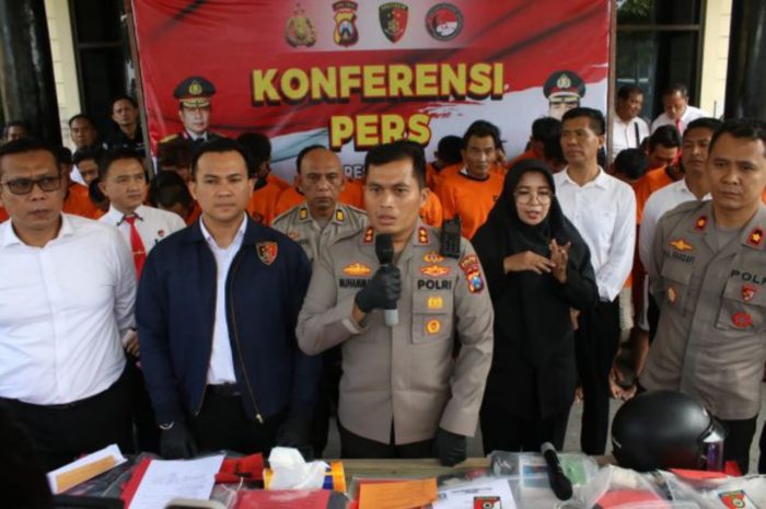 Kapolres Nganjuk Ungkap 15 Kasus Kriminal