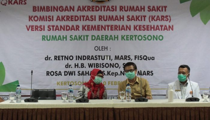 Kementrian Kesehatan Bersama Laksanakan Bimbingan Akreditasi Standart (KARS)