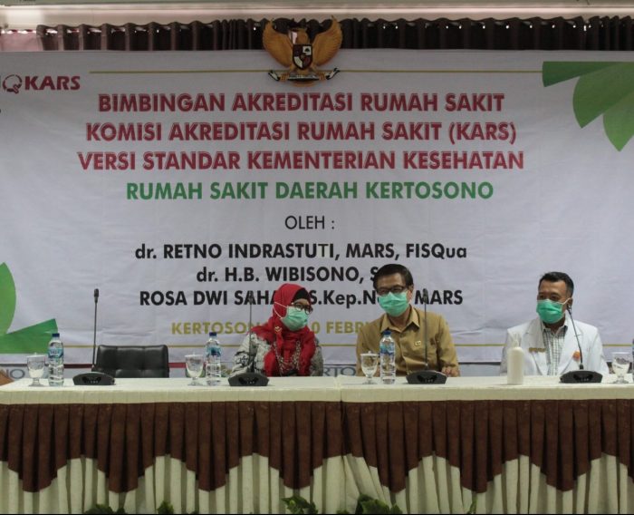 Kementrian Kesehatan Bersama Laksanakan Bimbingan Akreditasi Standart (KARS)