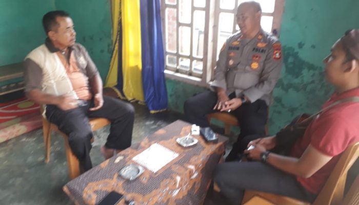 Jelang Pilkades Serentak, Kapolsek Tugumulyo Sambangi Calon Kepala Desa Dan Sampaikan Pesan Kamtibmas