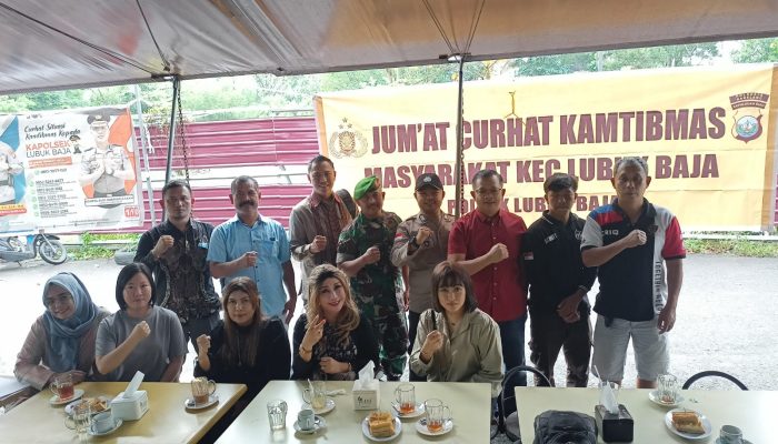 Kanit Intelkam Polsek lubuk Baja Memimpin Kegiatan Jumat Curhat Bersama PPK, PPS dan Panwascam Lubuk Baja