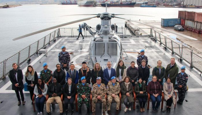 Satgas Perdamaian TNI AL, KRI Frans Kaisiepo-368 Dijuluki “The Power Host of MTF”