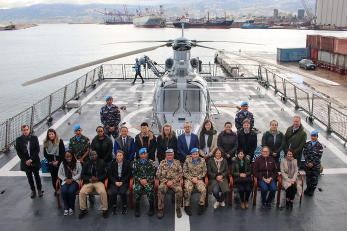 Satgas Perdamaian TNI AL, KRI Frans Kaisiepo-368 Dijuluki “The Power Host of MTF”