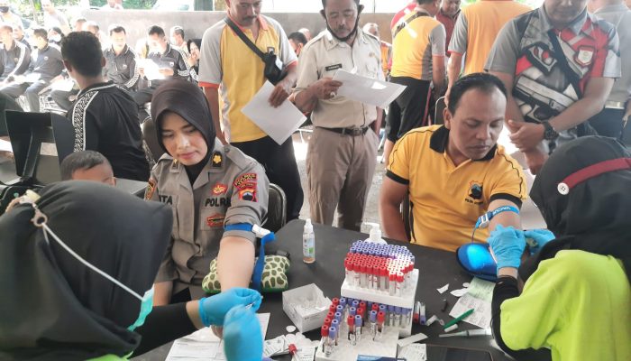 Pastikan Kondisi Personel,Si Dokkes Polres Tegal Gelar Rikkes