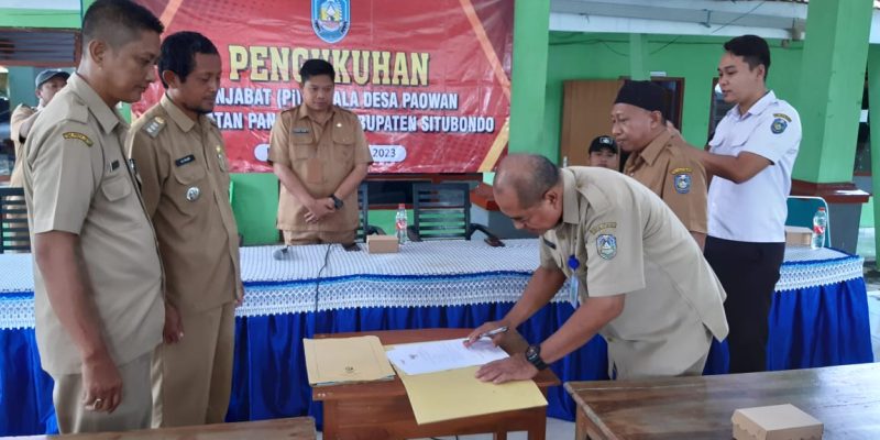Akhirnya Rudy Heriyanto Dilantik Sebagai PJ Kades Paowan