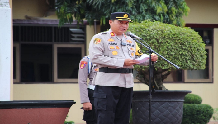 Pimpin Upacara Bendera, Kapolres Pekalongan Sampaikan Beberapa Penekanan