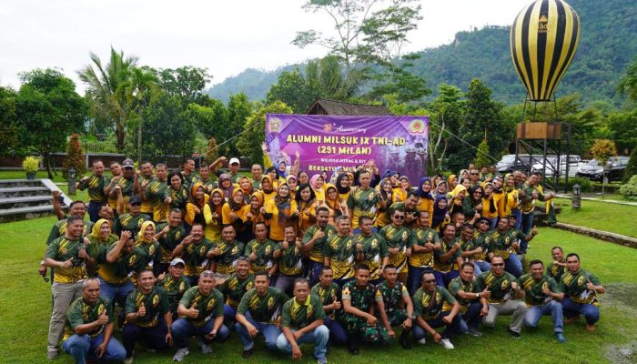 32 Tahun Mengabdi Alumni Milsuk IX Jateng dan DIY Gelar Reuni Akbar