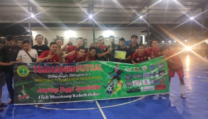Milangkala Ke-6 Tahun 2023, Paguyuban Pasundan Kota Tanjungpinang Mengadakan Open Turnamen Futsal