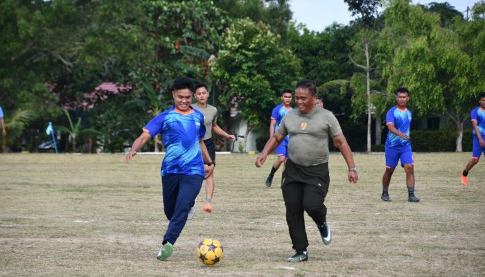 Olahraga Bersama KOREM 033/WP Bersama TNI-Polri dan FKPD Provinsi Kepri