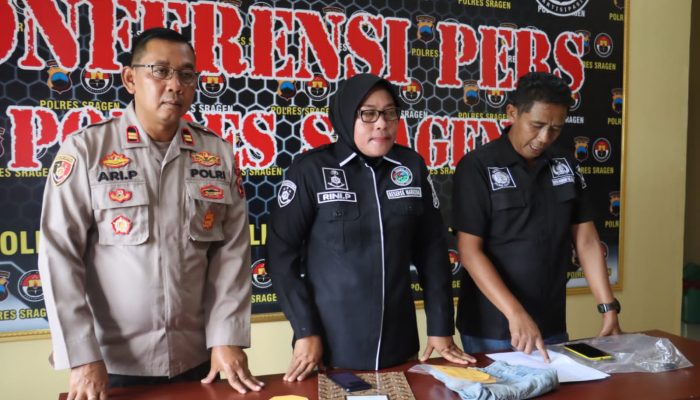 Kedapatan Bawa Ganja, Dua Orang Warga Sragen Diringkus Tim Opsnal Satuan Narkoba, Satu Tersangka Dinyatakan DPO