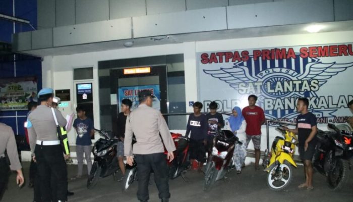 Polres Bangkalan Amankan R2 dalam Rangka Patroli Cipta Kondisi