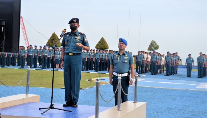 Lantamal IV Batam Ikuti Apel Khusus Jajaran Koarmada I Secara Virtual