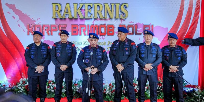 Buka Rakernis Brimob, Kapolri: Amankan Agenda Nasional Hingga Internasional