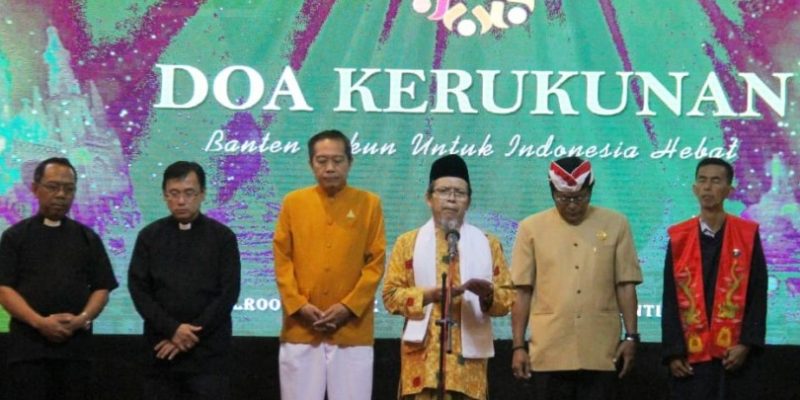 Gelar Doa Kerukunan, Tokoh Agama Banten Sepakat Tidak Gunakan Rumah Ibadah untuk Politik Praktis