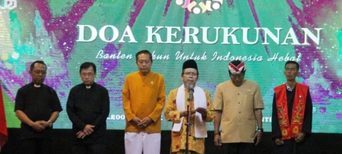 Gelar Doa Kerukunan, Tokoh Agama Banten Sepakat Tidak Gunakan Rumah Ibadah untuk Politik Praktis