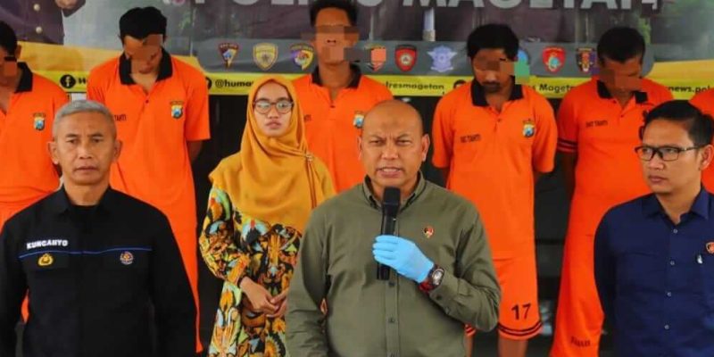 Operasi Pekat, Polres Magetan Berhasil Amankan Pelaku Judi di Tiga TKP