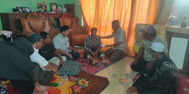 Keluarga Besar Aliansi Julok Sambangi Keluarga Korban Pembancokan ODGJ