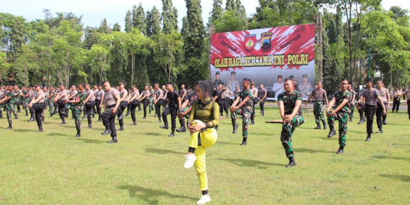 Perkuat Sinergitas dan Soliditas, Olahraga Bersama TNI-Polri Digelar Di Kabupaten Pekalongan