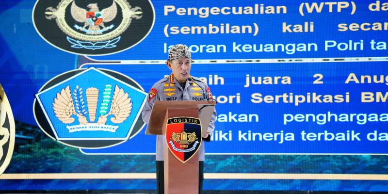 Kapolri Tekankan Optimalisasi Fungsi Logistik untuk Kawal Kebijakan Pemerintah Hingga Amankan Pemilu