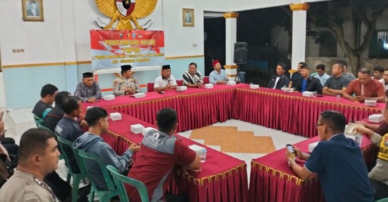 Polsek Jenangan Bersama Forpimka Gelar Pertemuan Dengan Perguruan Silat Dan Bela Diri